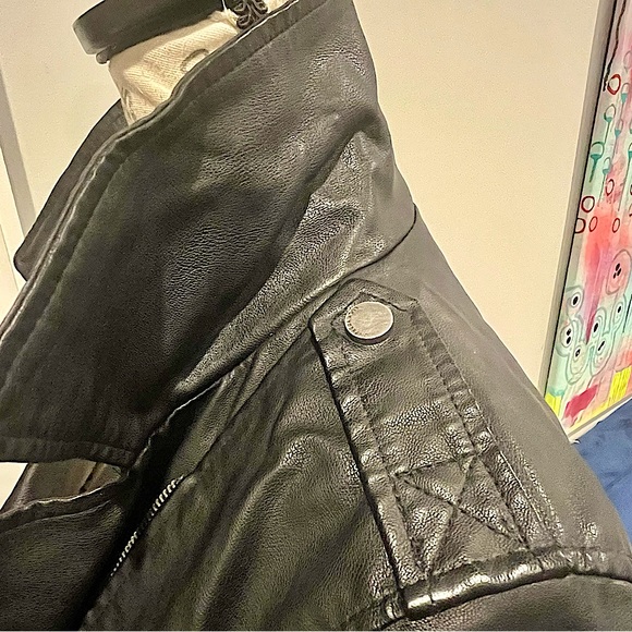 Lucky Brand Faux Leather Vegan Moto Jacket - Picture 9 of 16